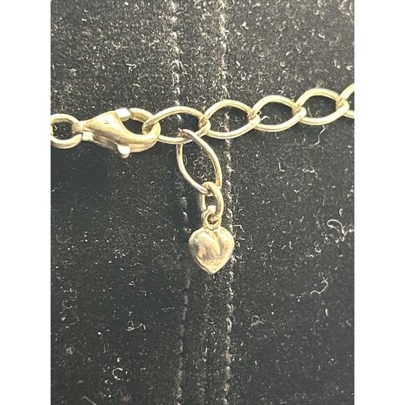 Stone Beaded Necklace Tigers Eye Multicolored Stones Mid Century Modern Boho 20” - Picture 5 of 5